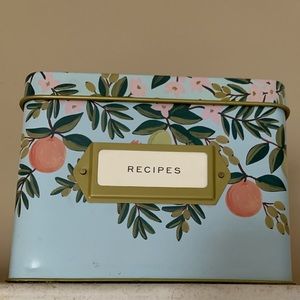 Rifle paper co recipe tin